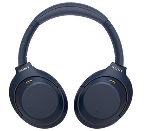 Sony - WH-1000XM4 - Støjreduktions trådløs hovedtelefoner - Blå fra siden
